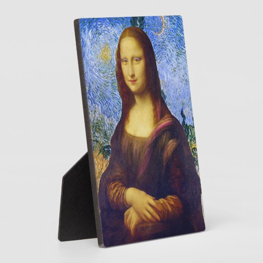 Mona Lisa und Van Gogh Fotoplatte (Seite)
