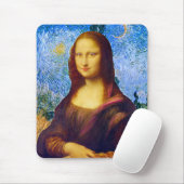 Mona Lisa und Van Gogh Mousepad (Mit Mouse)
