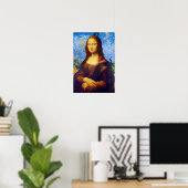 Mona Lisa und Van Gogh Poster (Heimbüro)
