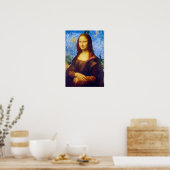 Mona Lisa und Van Gogh Poster (Küche)