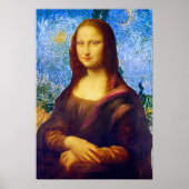 Mona Lisa und Van Gogh Poster (Vorne)