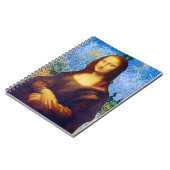 Mona Lisa und Van Gogh Square Notizblock (Linke Seite)