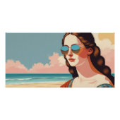 Mona Lisa Urlaubsvibes Poster (Vorderseite)