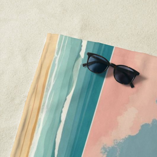 Mona Lisa Vacation Vibes Strandtuch (Beispiel)