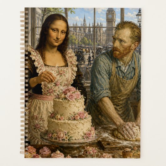 Mona Lisa & Van Gogh Backen Planer (Vorderseite)