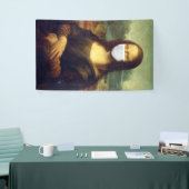 Mona Lisa Via Corona Virus Banner (Messeveranstaltung)