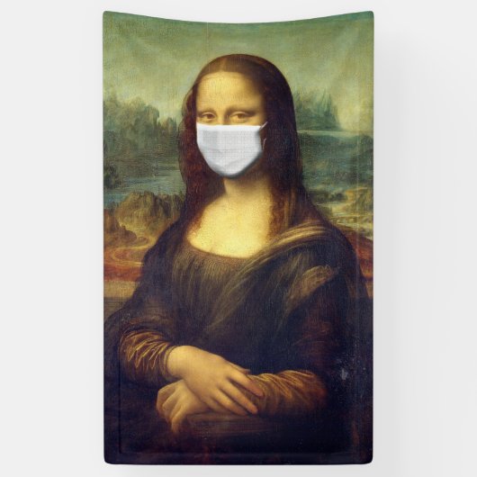 Mona Lisa Via Corona Virus Banner (Vertikal)
