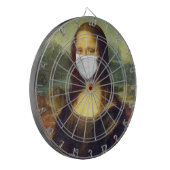 Mona Lisa Via Corona Virus Dartscheibe (Vorderseite Links)