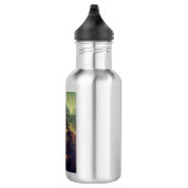 Mona Lisa Via Corona Virus Edelstahlflasche (Rechts)