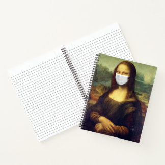 Mona Lisa Via Corona Virus Notizblock