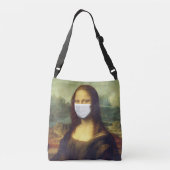 Mona Lisa Via Corona Virus Tragetaschen Mit Langen Trägern (Rückseite)