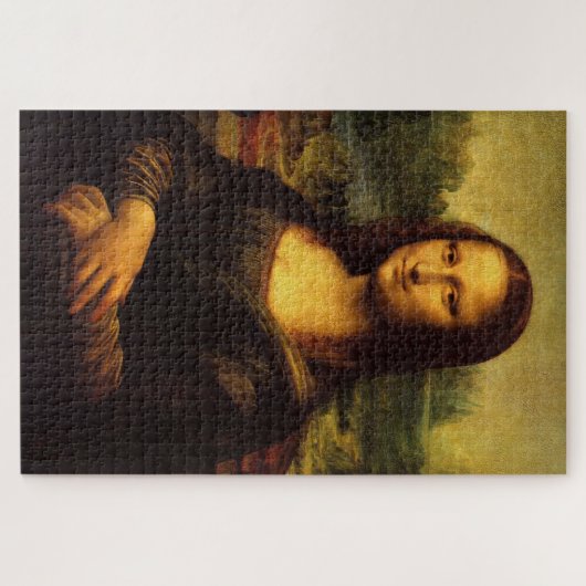 Mona Lisa von Da Vinci Puzzle (Horizontal)