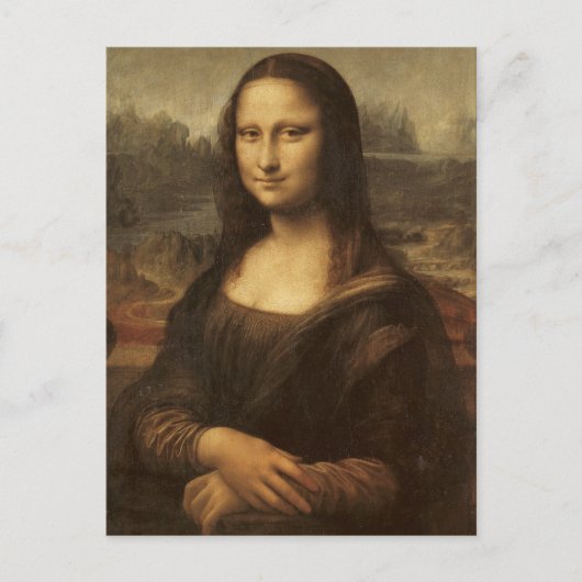 Mona Lisa von Leonardo da Vinci ca. 1505-1513 Postkarte (Vorderseite)