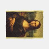 Mona Lisa von Leonardo da Vinci Fleecedecke (Vorderseite (Horizontal))