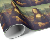 Mona Lisa von Leonardo da Vinci Geschenkpapier (Rolleneckpunkt)