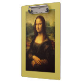 Mona Lisa von Leonardo da Vinci Klemmbrett (Links)