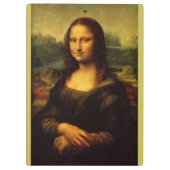 Mona Lisa von Leonardo da Vinci Klemmbrett (Rückseite)