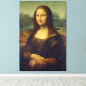 Mona Lisa von Leonardo da Vinci Leinwanddruck (Insitu (Holzboden))