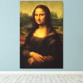 Mona Lisa von Leonardo Da Vinci Leinwanddruck (Insitu (Holzboden))