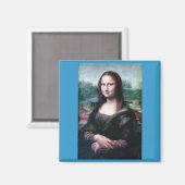 Mona Lisa von Leonardo Da Vinci Magnet (Vorderseite/Rückseite)