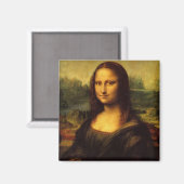 Mona Lisa von Leonardo Da Vinci Magnet (Vorderseite/Rückseite)