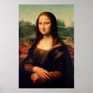 Mona Lisa von Leonardo Da Vinci - Neueste Version Poster