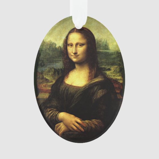 Mona Lisa von Leonardo da Vinci Ornament (Vorderseite)