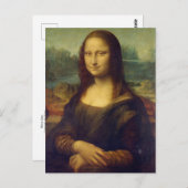 Mona Lisa von Leonardo da Vinci Postcard Postkarte (Vorne/Hinten)