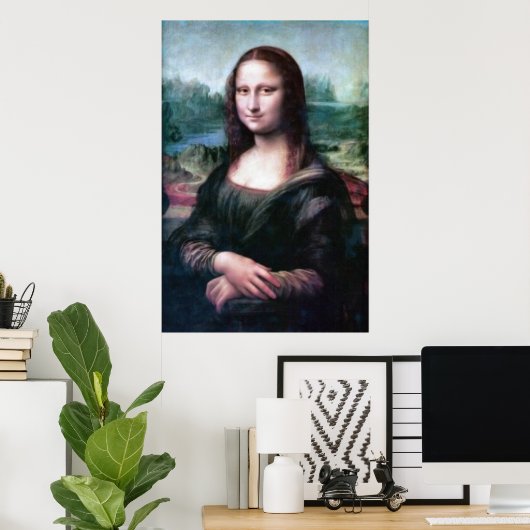Mona Lisa von Leonardo da Vinci Poster (Heimbüro)