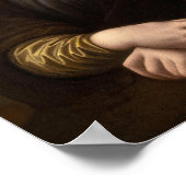 Mona Lisa von Leonardo Da Vinci Poster (Ecke)