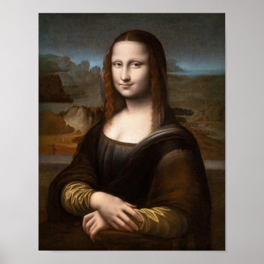 Mona Lisa von Leonardo Da Vinci Poster (Vorne)