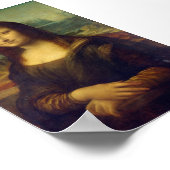 Mona Lisa von Leonardo da Vinci Poster (Ecke)