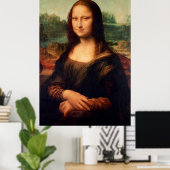 MONA LISA von Leonardo Da Vinci Poster (Heimbüro)