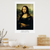 Mona Lisa von Leonardo Da Vinci Poster (Küche)