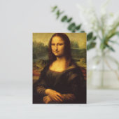 Mona Lisa von Leonardo Da Vinci Postkarte (Stehend Vorderseite)