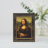Mona Lisa von Leonardo da Vinci Postkarte (Stehend Vorderseite)