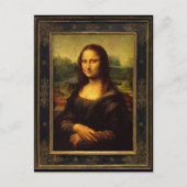 Mona Lisa von Leonardo da Vinci Postkarte (Vorderseite)
