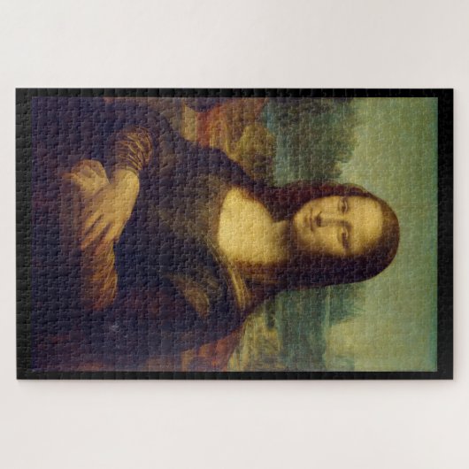 "Mona Lisa" von Leonardo da Vinci Puzzle (Horizontal)