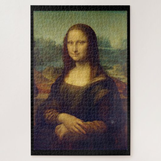 "Mona Lisa" von Leonardo da Vinci Puzzle (Vertikal)