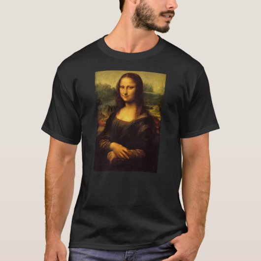 Mona Lisa von Leonardo Da Vinci T-Shirt (Vorderseite)
