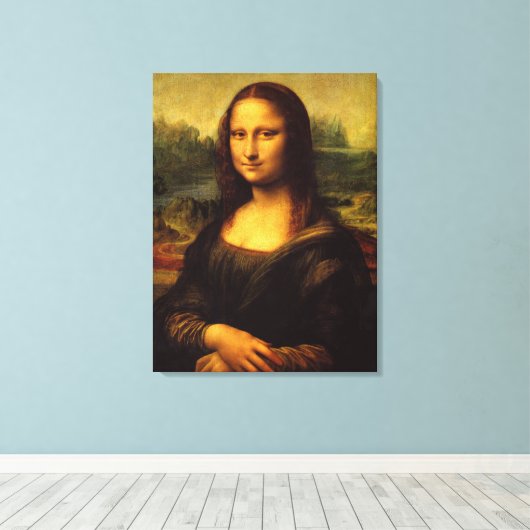 Mona Lisa Wall Leinwand (Insitu (Holzboden))
