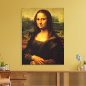 Mona Lisa Wall Leinwand (Insitu (Wohnzimmer))