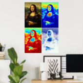 Mona Lisa Warholled Poster (Heimbüro)