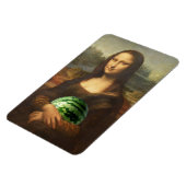 Mona Lisa Watermelon Magnet (Linke Seite)