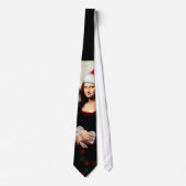 Mona Lisa Weihnachten Krawatte (Vorderseite)