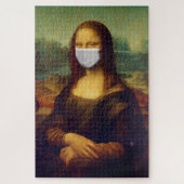 Mona Lisa with Respirator Mask Puzzle (Vertikal)