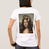 Mona Lisa With Sleeping Cat                        T-Shirt (Rückseite)