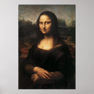Mona Lisa zur Leinwand Poster