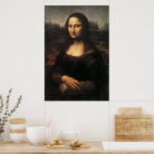 Mona Lisa zur Leinwand Poster (Küche)