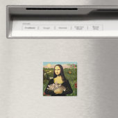Mona Lisa - Zwei getigerte Kätzchen Magnet (In Situ (Geschirrspüler))